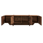 Modway Yarrow 77 Inch Fluted Four Door TV Stand