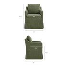 Modway Serene Slipcovered Performance Fabric Dining Armchair