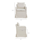 Modway Serene Slipcovered Performance Fabric Dining Armchair