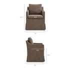 Modway Serene Slipcovered Performance Fabric Dining Armchair