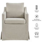 Modway Serene Slipcovered Performance Fabric Dining Armchair