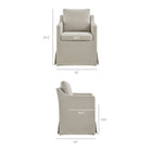 Modway Serene Slipcovered Performance Fabric Dining Armchair