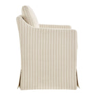 Modway Serene Slipcovered Striped Fabric Dining Armchair