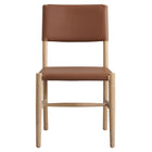 Modway Dover Wood Vegan Leather Dining Side Chair
