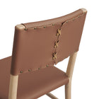 Modway Dover Wood Vegan Leather Dining Side Chair