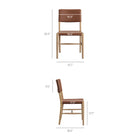 Modway Dover Wood Vegan Leather Dining Side Chair