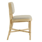 Modway Bahari Upholstered Rattan Dining Chair