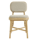 Modway Bahari Upholstered Rattan Dining Chair