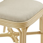 Modway Bahari Upholstered Rattan Dining Chair