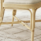 Modway Bahari Upholstered Rattan Dining Chair