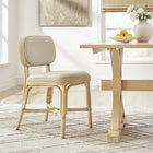 Modway Bahari Upholstered Rattan Dining Chair