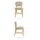 Modway Bahari Upholstered Rattan Dining Chair
