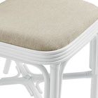 Modway Bahari Upholstered Rattan Dining Chair