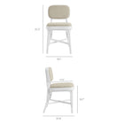 Modway Bahari Upholstered Rattan Dining Chair