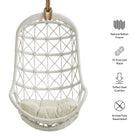 Modway Tamarind Natural Rattan Hanging Chair