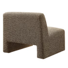 Modway Amita Lattice Boucle Upholstered Armless Accent Chair