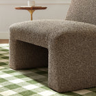 Modway Amita Lattice Boucle Upholstered Armless Accent Chair