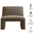 Modway Amita Lattice Boucle Upholstered Armless Accent Chair