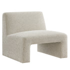 Modway Amita Lattice Boucle Upholstered Armless Accent Chair