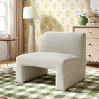 Modway Amita Lattice Boucle Upholstered Armless Accent Chair