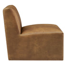 Modway Amita Vegan Leather Armless Accent Chair