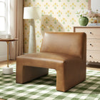 Modway Amita Vegan Leather Armless Accent Chair