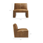 Modway Amita Vegan Leather Armless Accent Chair