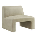 Modway Amita Vegan Leather Armless Accent Chair