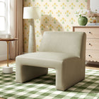 Modway Amita Vegan Leather Armless Accent Chair