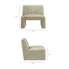 Modway Amita Vegan Leather Armless Accent Chair