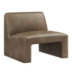 Modway Amita Vegan Leather Armless Accent Chair
