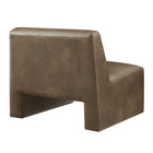 Modway Amita Vegan Leather Armless Accent Chair