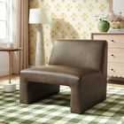 Modway Amita Vegan Leather Armless Accent Chair