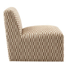 Modway Amita Checked Woven Fabric Armless Accent Chair