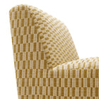 Modway Amita Checked Woven Fabric Armless Accent Chair