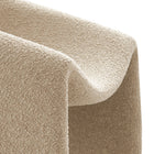 Modway Vivi Looped Textural Fabric Curved Arm Accent Chair