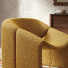 Modway Vivi Looped Textural Fabric Curved Arm Accent Chair