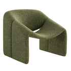Modway Vivi Looped Textural Fabric Curved Arm Accent Chair