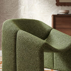 Modway Vivi Looped Textural Fabric Curved Arm Accent Chair