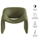 Modway Vivi Looped Textural Fabric Curved Arm Accent Chair