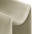 Modway Vivi Vegan Leather Curved Arm Accent Chair