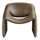 Modway Vivi Vegan Leather Curved Arm Accent Chair