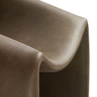 Modway Vivi Vegan Leather Curved Arm Accent Chair