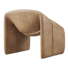 Modway Vivi Vegan Leather Curved Arm Accent Chair