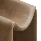 Modway Vivi Vegan Leather Curved Arm Accent Chair