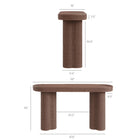 Modway Sarova 59 Inch Natural Rattan Oval Console Table