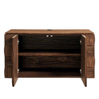 Modway Duskin 39 Inch Geometric Block Design Wall Mounted TV Stand