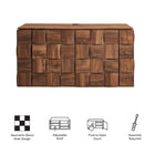 Modway Duskin 39 Inch Geometric Block Design Wall Mounted TV Stand