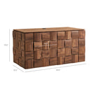 Modway Duskin 39 Inch Geometric Block Design Wall Mounted TV Stand