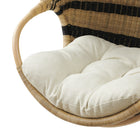 Modway Carlo Two-Tone Woven Natural Rattan Hanging Chair